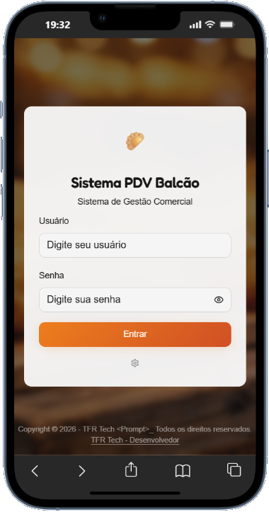 Preview do sistema PDV Balcao